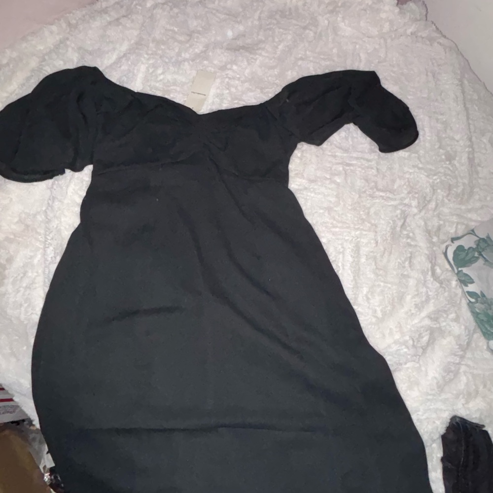 Abercrombie & Fitch Black Mini Dress